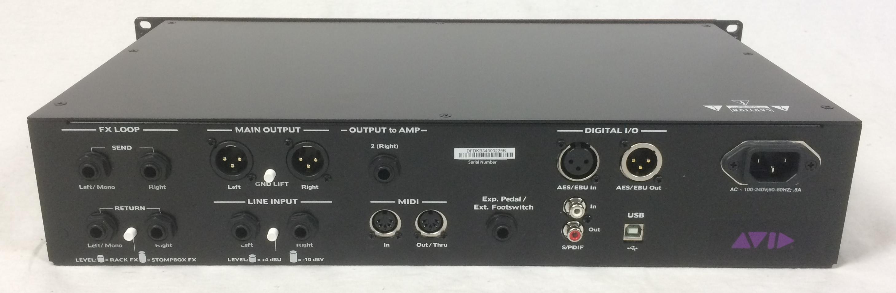 Avid Eleven Rack con expansion pack | Effetti Avid