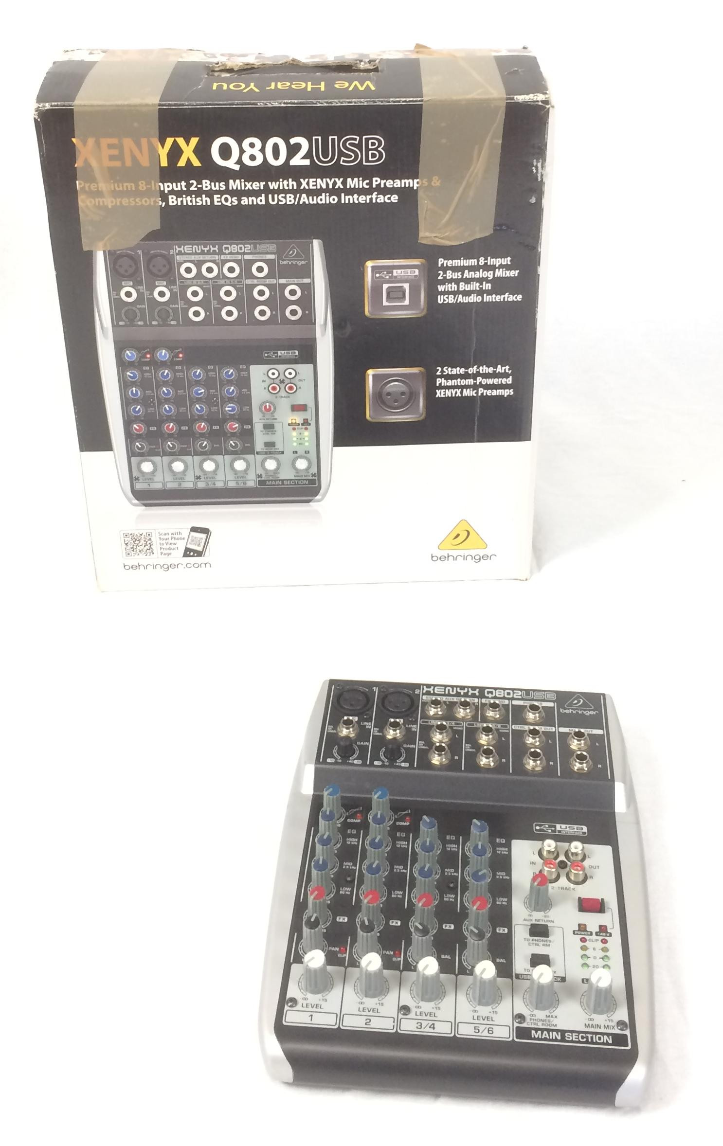Behringer Xenyx Q802 USB Schede Audio Behringer