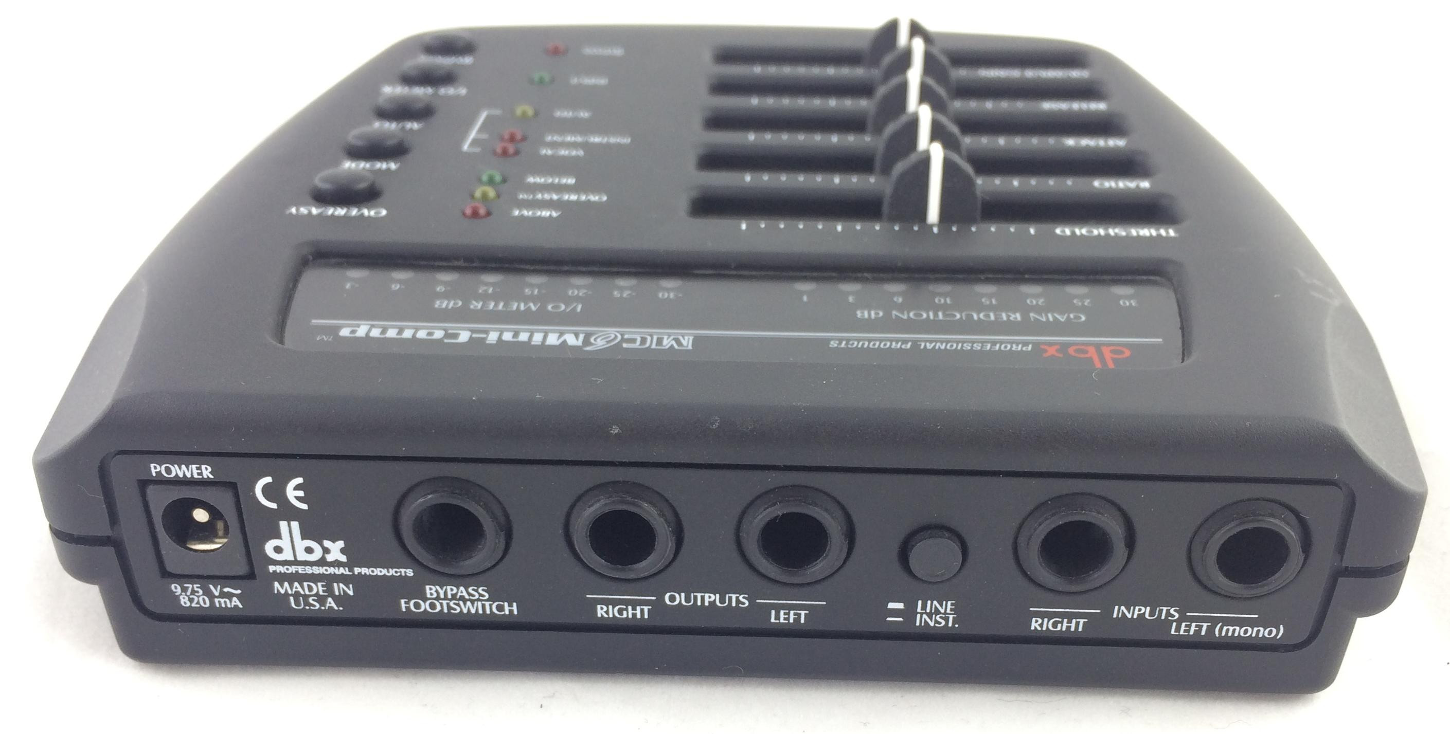 dbx MC-6 mini-comp（DBX MC6 'Mini-Comp' desktop compressor）