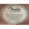 Fender Cp-100 Parlor + artec msp 50 soundhole pickup
