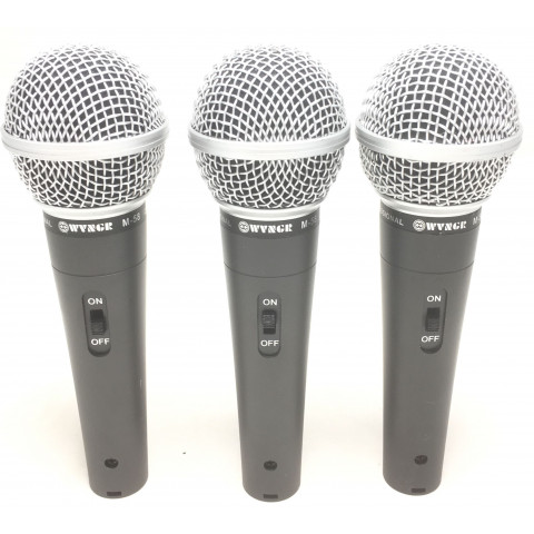 WVNRG M-58 set tre microfoni