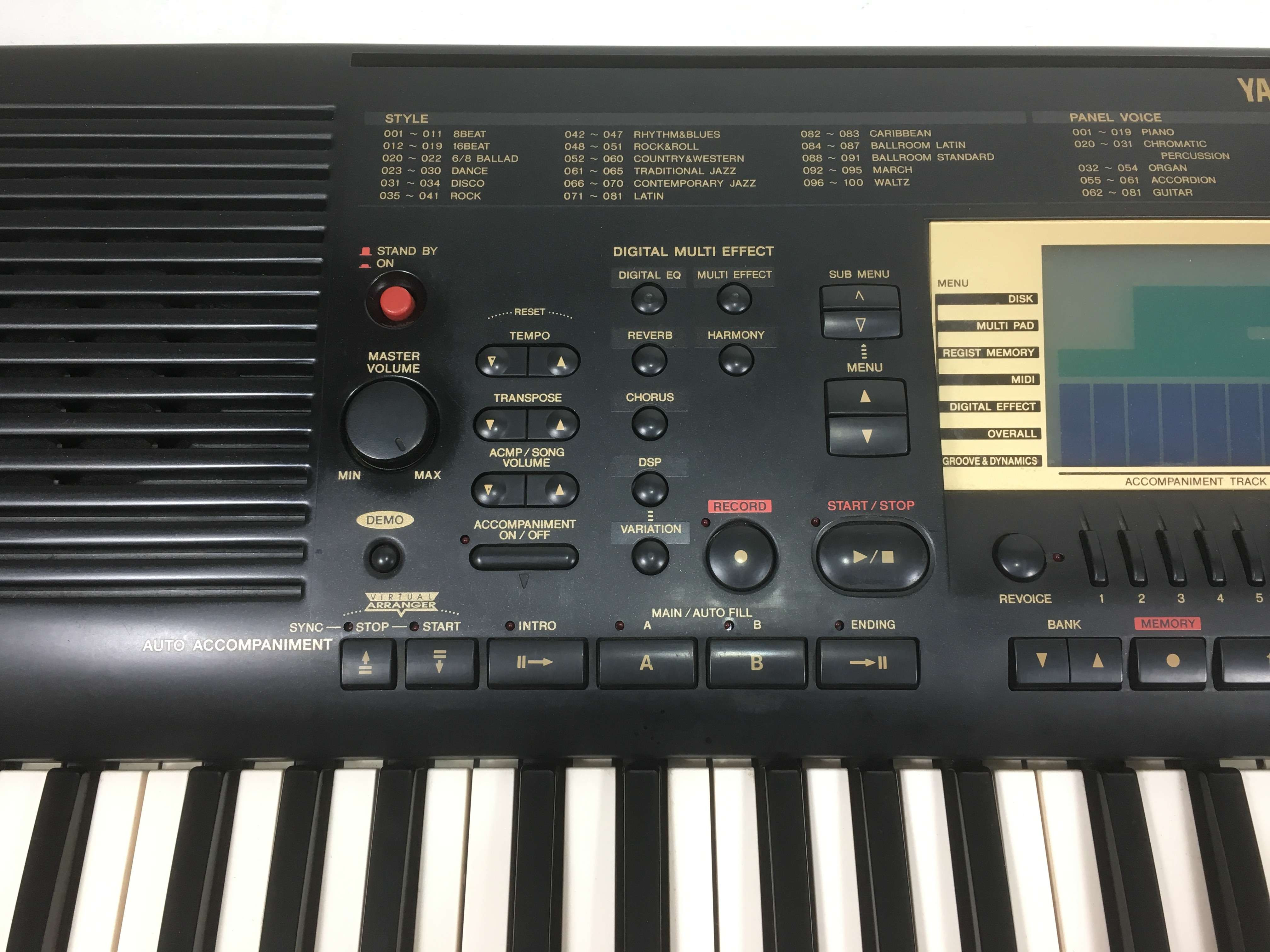 Yamaha PSR 730 con custodia e manuale Workstation Yamaha