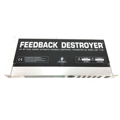 BEHRINGER FEEDBACK DESTROYER 「DSP 1100P」 Behringer DSP 1100 Feedback Destroyer | Effetti e Processori