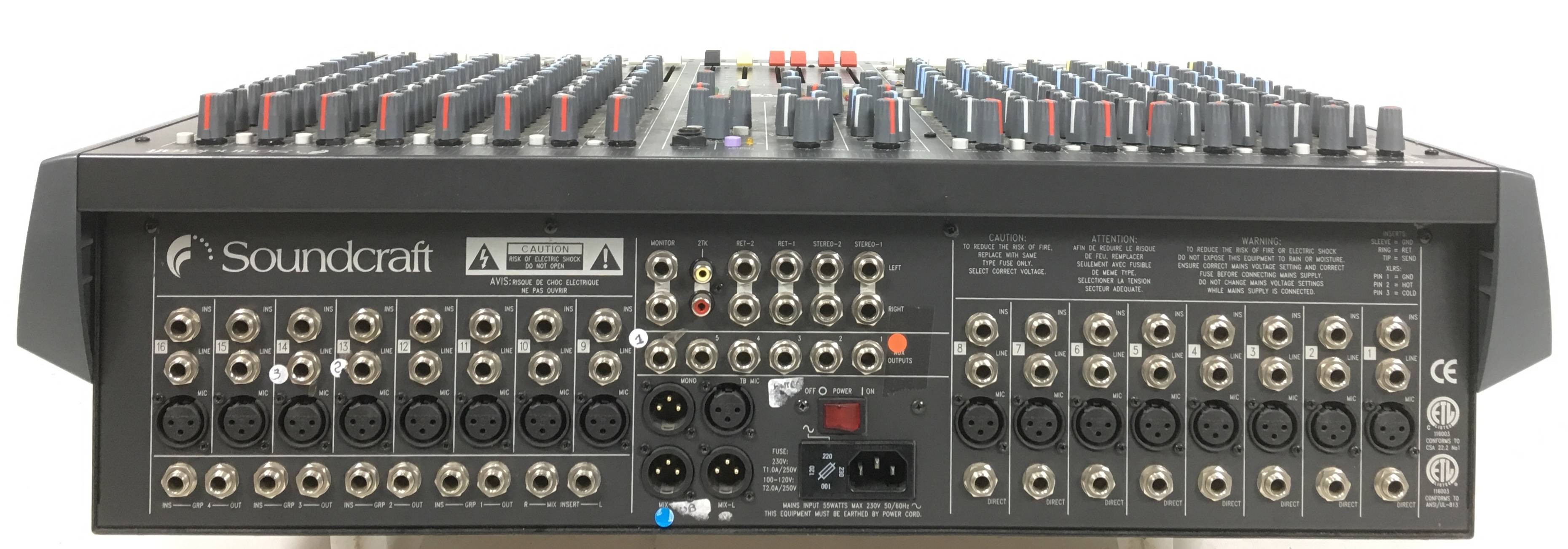 Soundcraft Spirit LX7 16 Mixer Soundcraft
