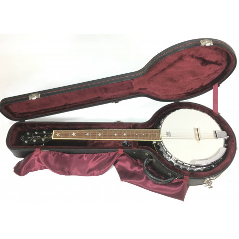 Sx Banijitar Banjo 6 corde con custodia