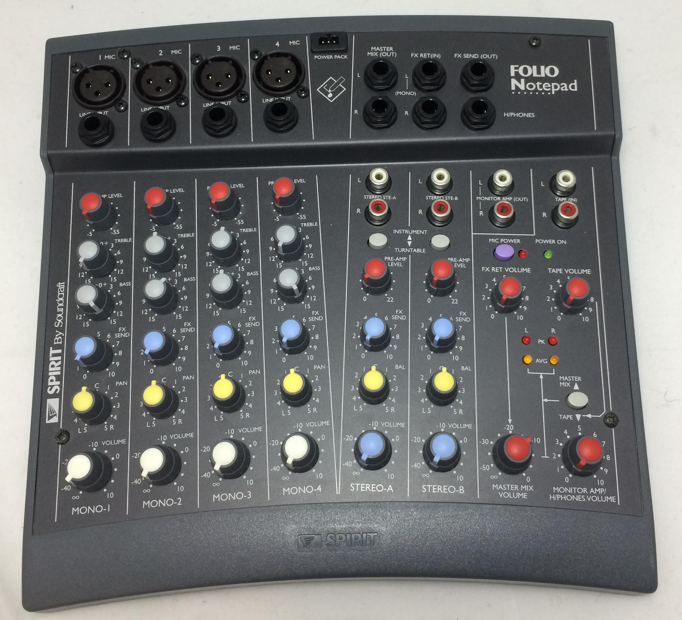 Soundcraft Spirit Folio Notepad Made in England | Mixer Soundcraft