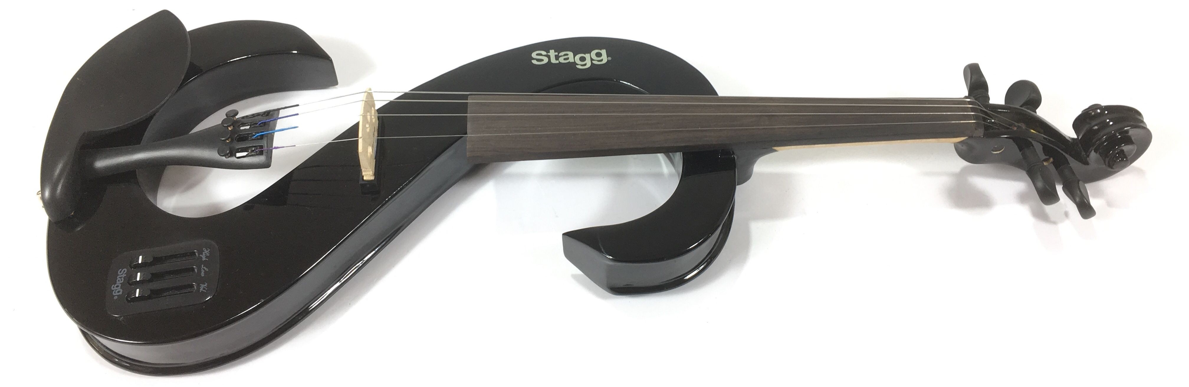 Stagg Shaped Violino Elettrico Con Outfit, Nero | Gear4music - Foto 10