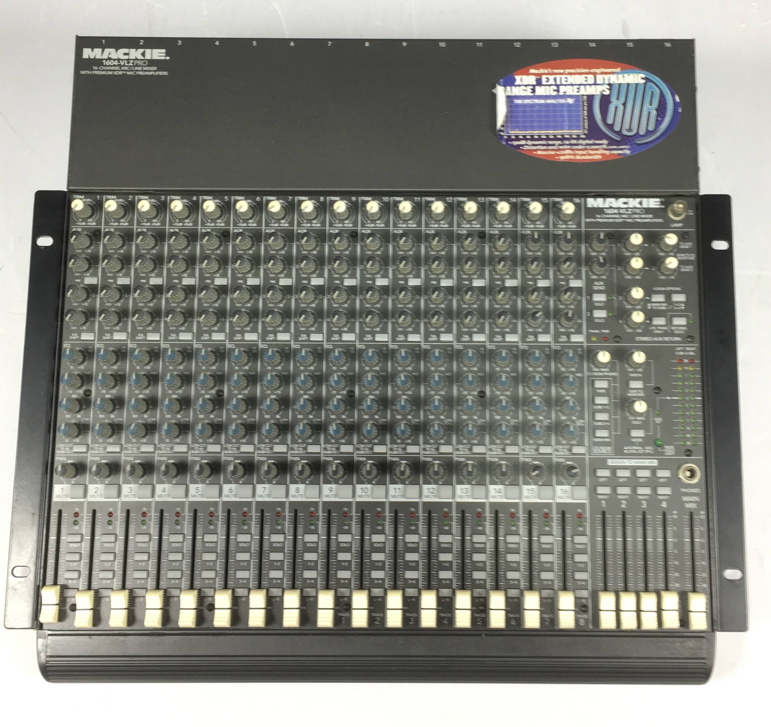 Mackie 1604-VLZ 16 Channel Microphone/Line Mixer - recording