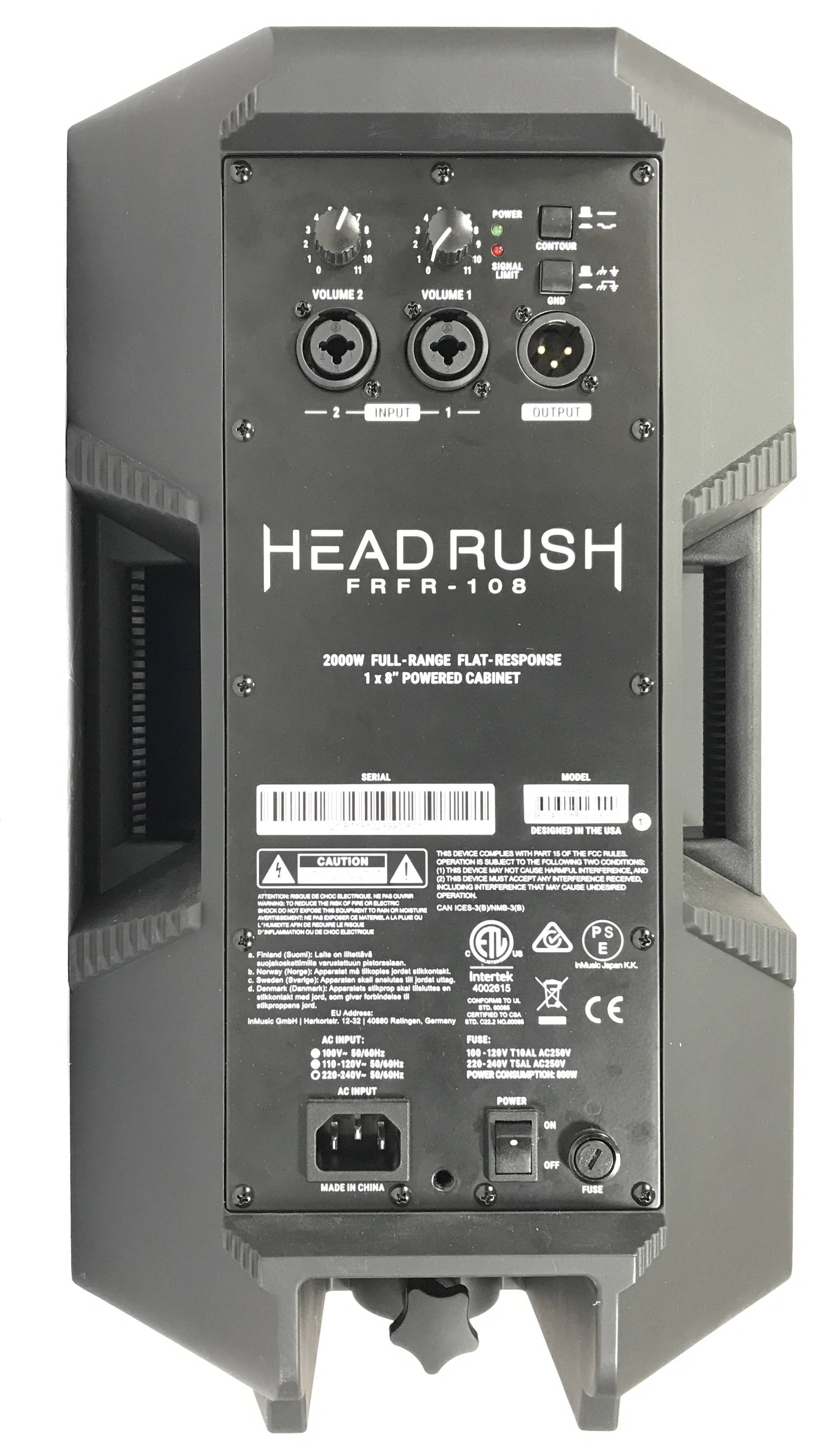 Amplificatore chitarra Headrush FRFR-108 Cabinet 2000W