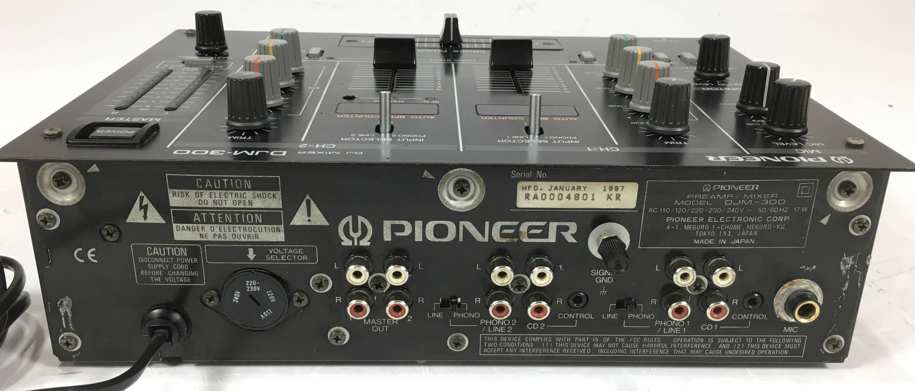 Pioneer DJM-300 mixer DJ | Attrezzatura per DJ Pioneer