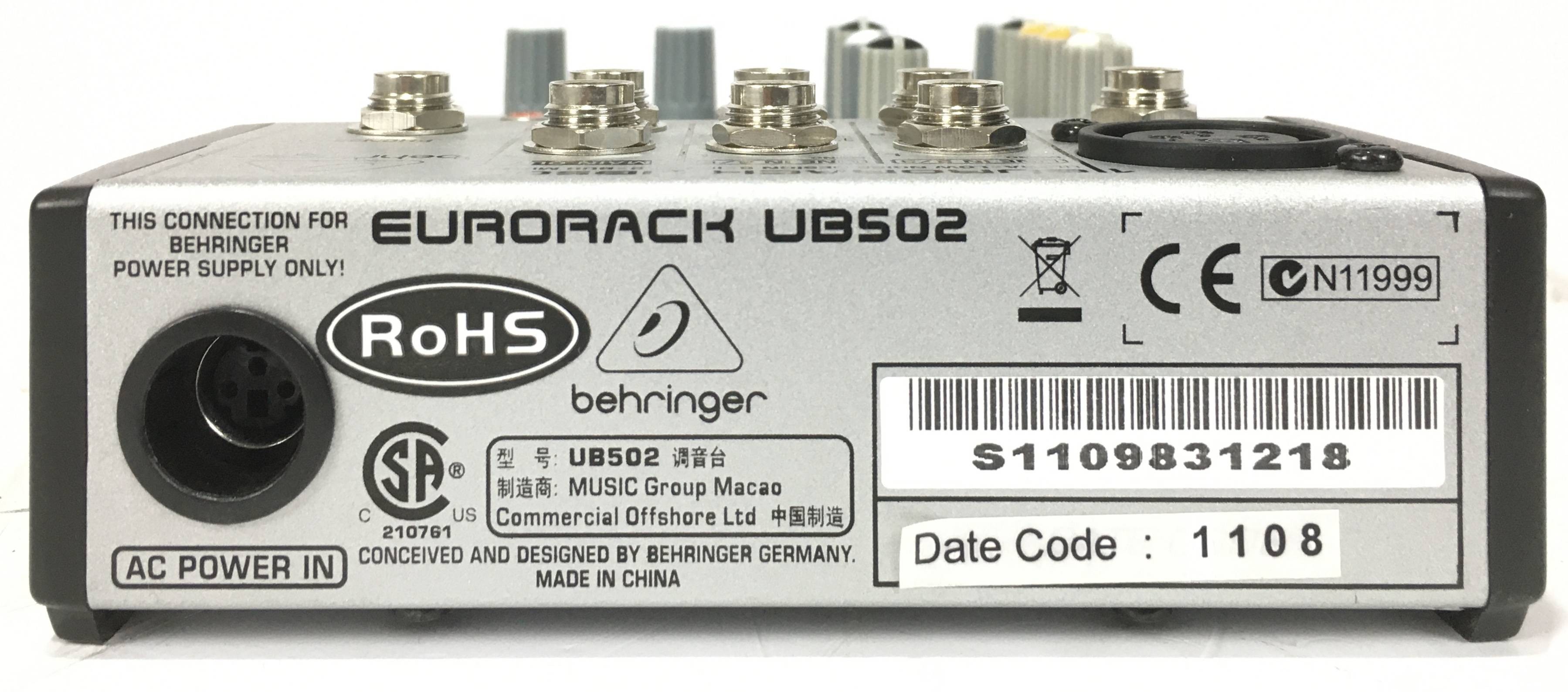 Behringer Eurorack UB502 | Mixer Behringer