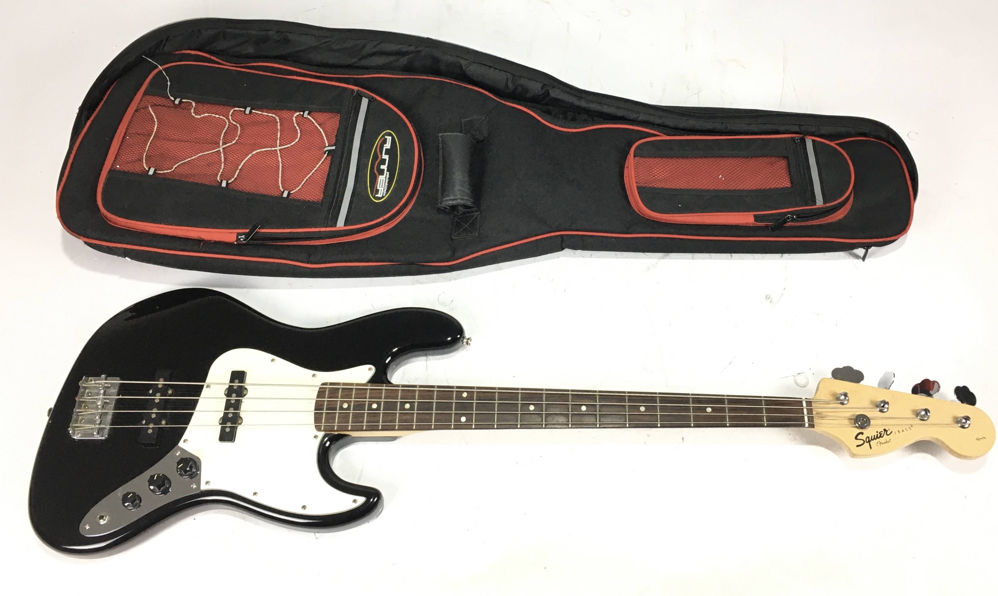 Fender Squier Affinity J Bass Black Bassi Elettrici Fender
