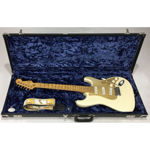Fender Stratocaster Pearl White MN Assemblata Japan America