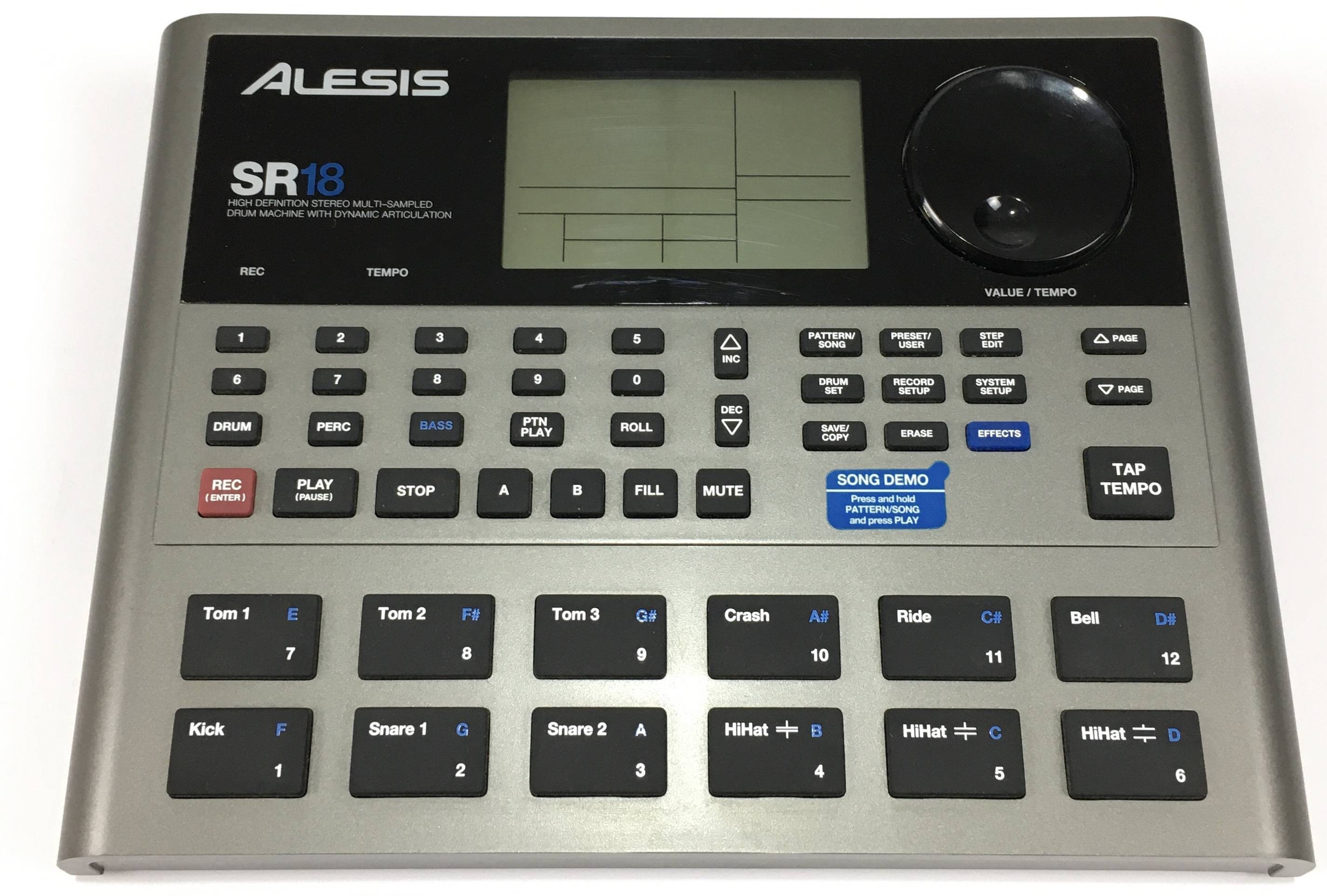 Alesis SR 18 Drum Machine | Batterie Elettroniche Alesis
