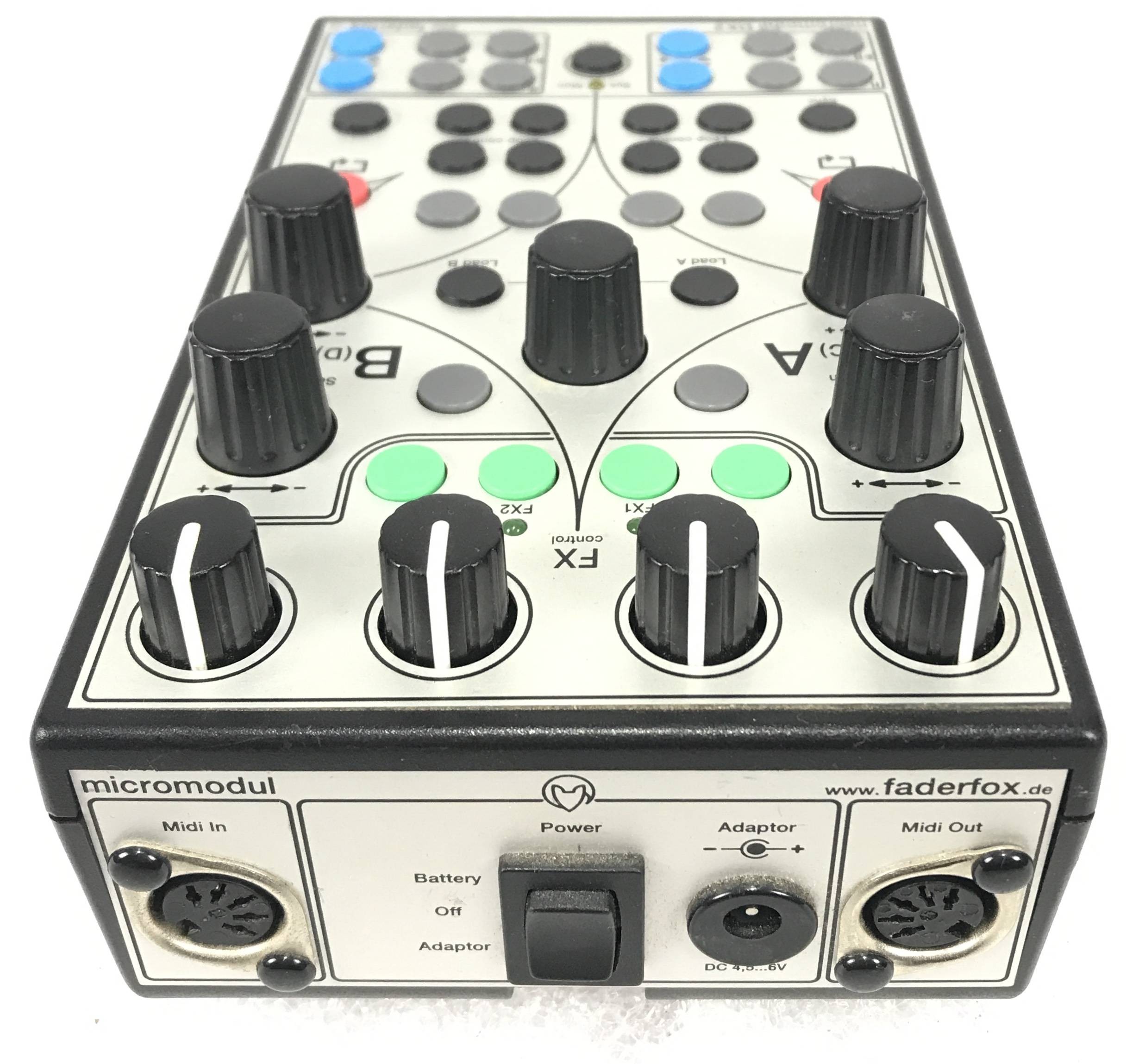 faderfox micromodul DX2&DJ2 MIDIコントローラー a n a l o g u e h a v e n