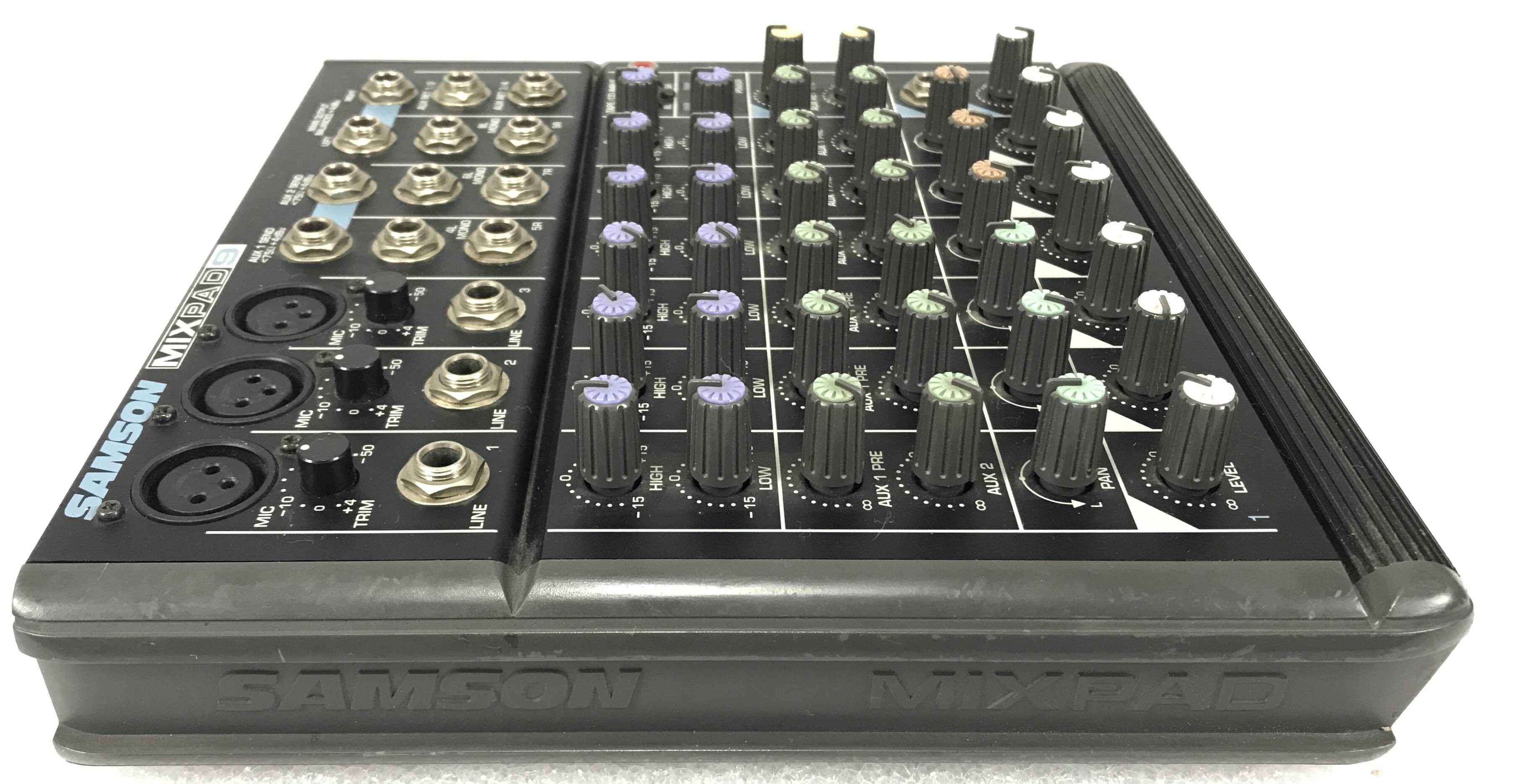 samson mixpad 9 9 channel audio mixer samson mixpad 9 9 channel audio mixer