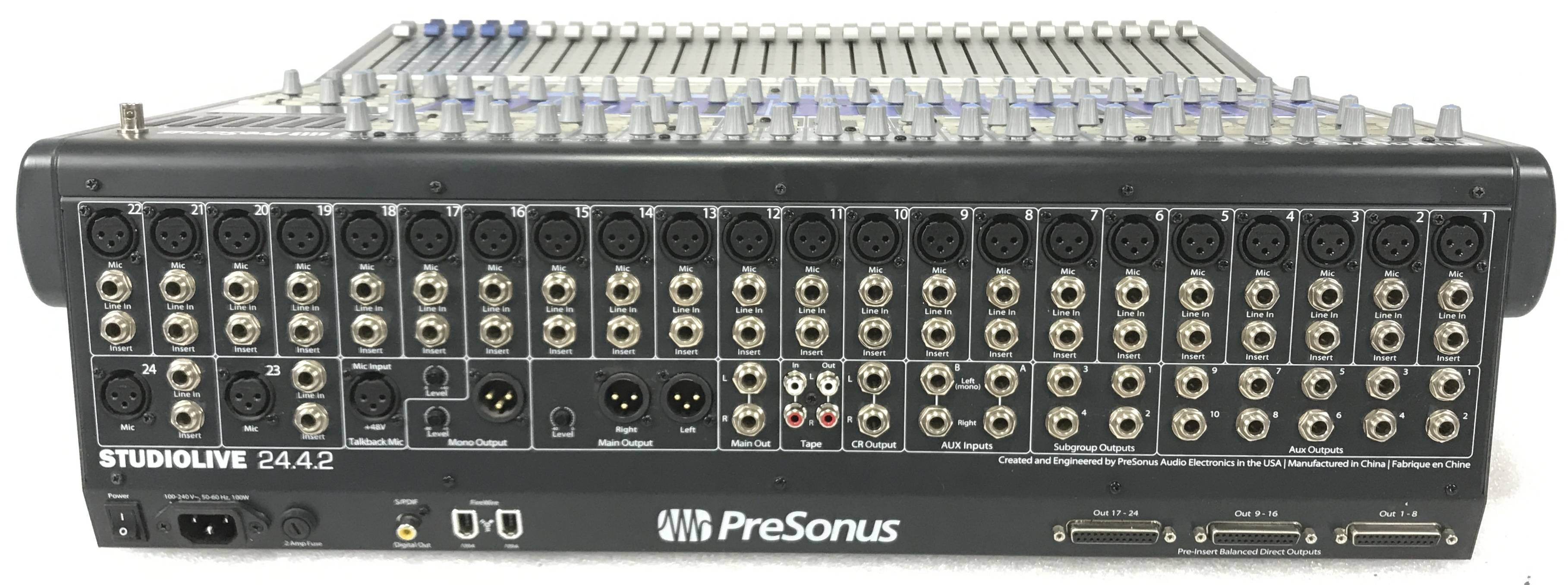 Presonus Studiolive 24.4.2 Mixer Presonus