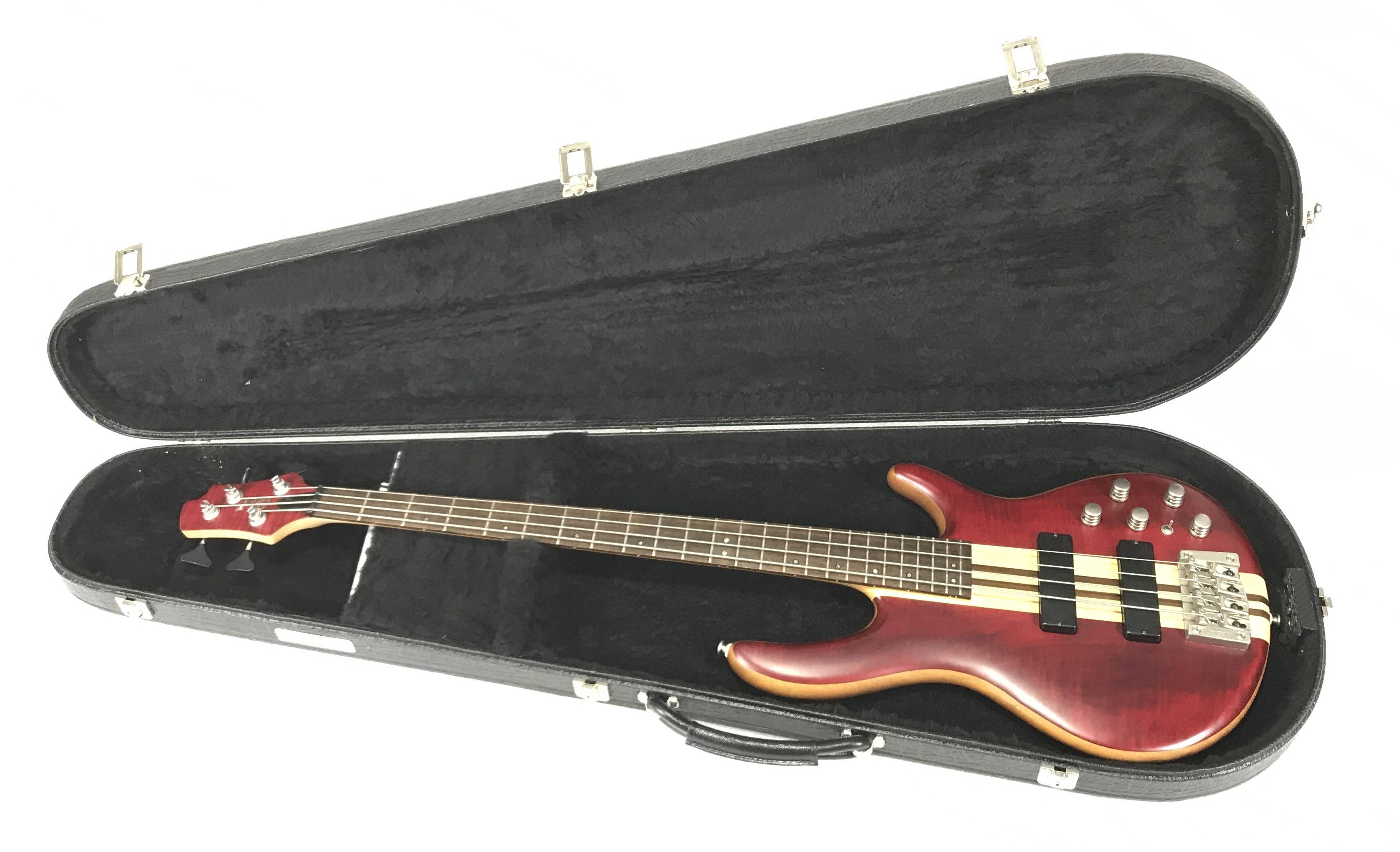 Cort Artisan A4 Plus FMMH Open Pore Black Cherry | Bassi Elettrici ...