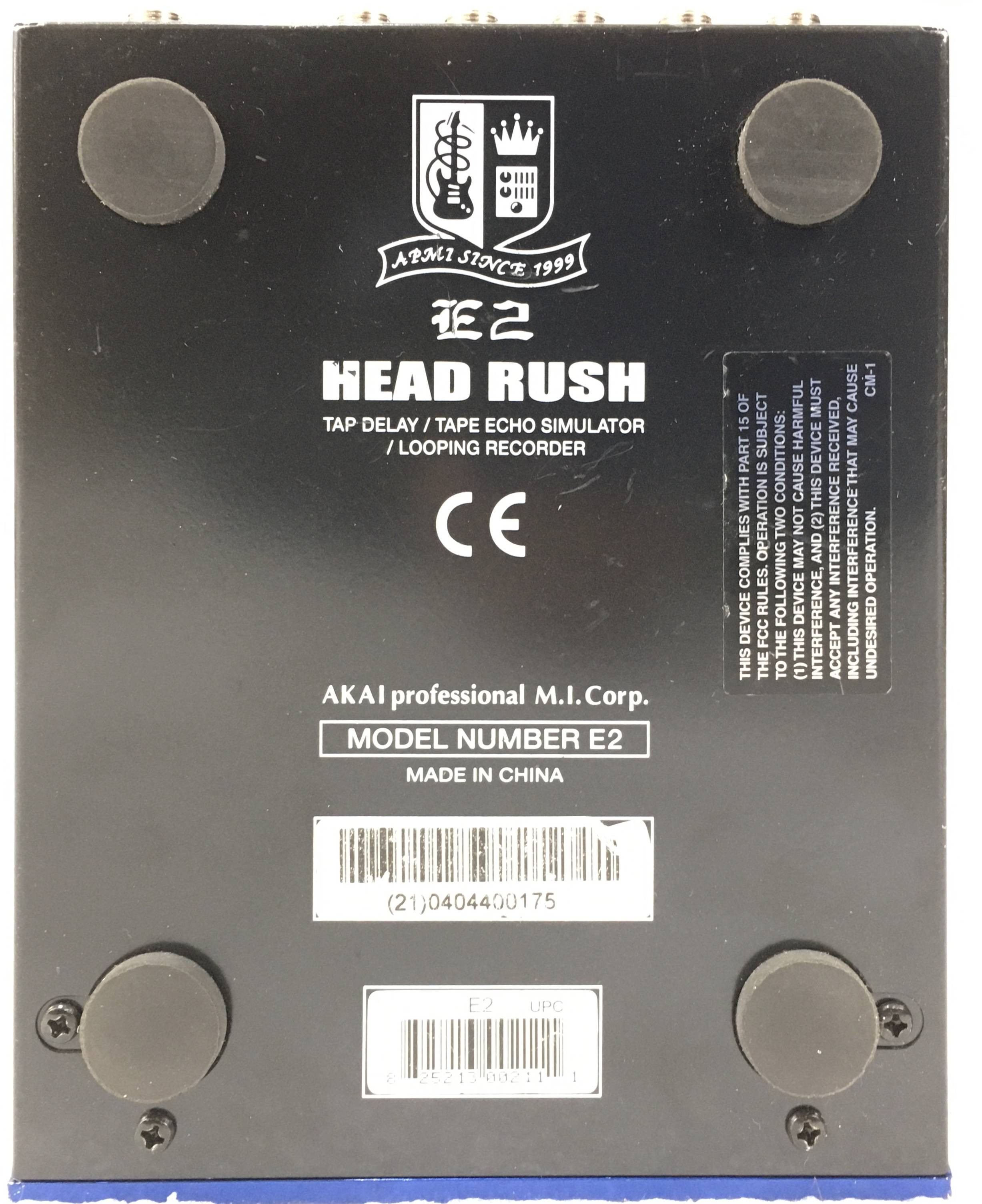 Akai Headrush E2 | Effetti Akai