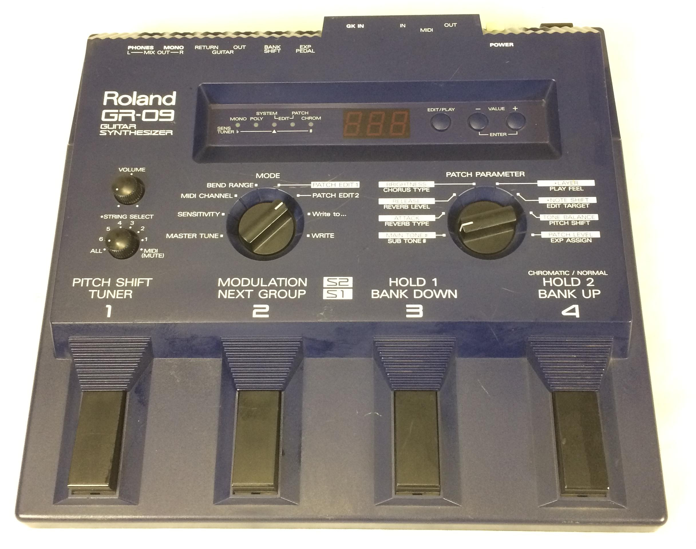 Roland GR09 + GK2 Effetti Roland