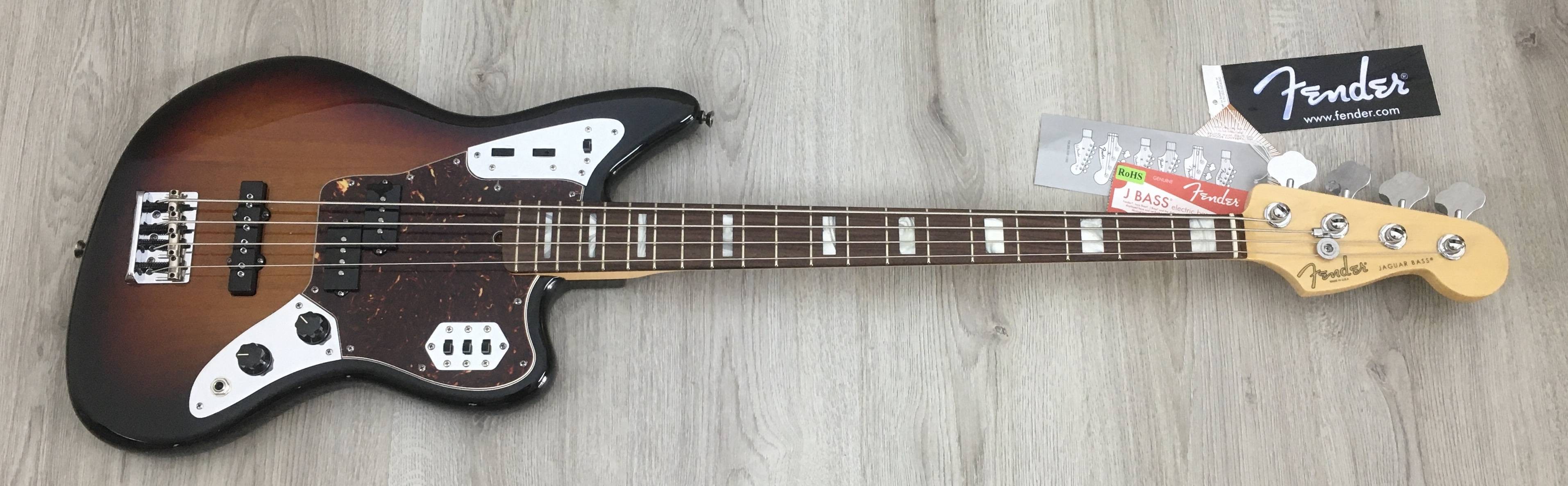 Fender American Standard Jaguar Bass RW 3Color Sunburst Bassi El...