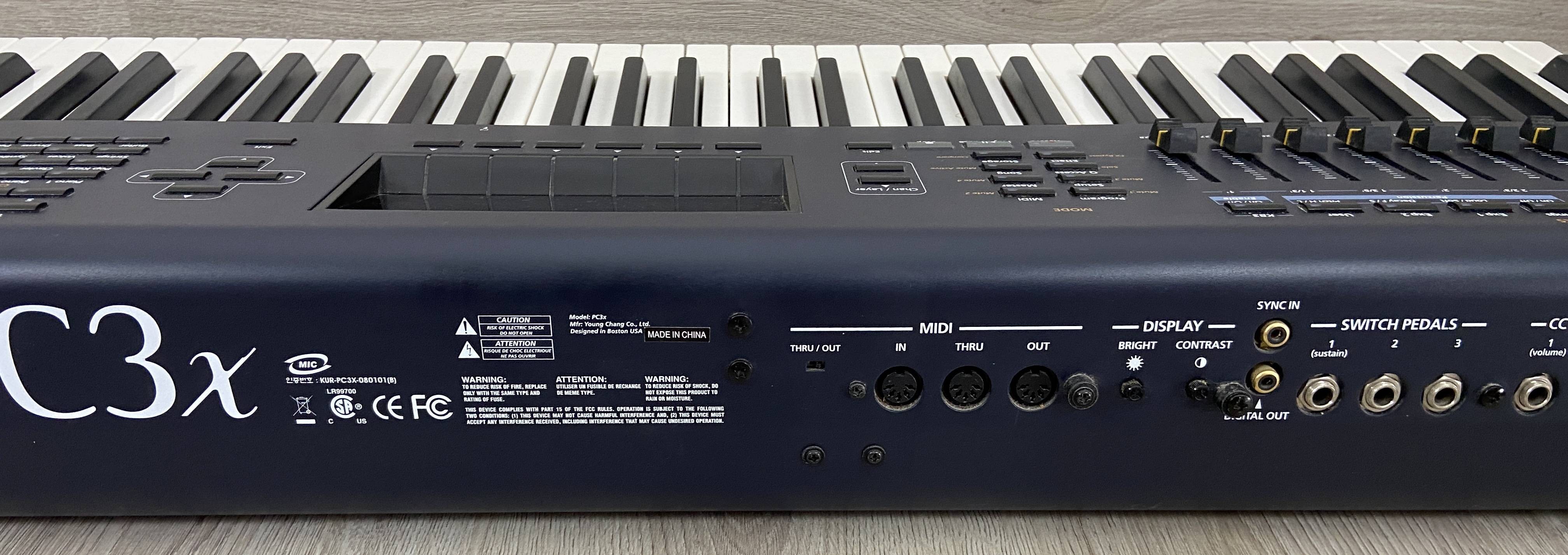 Kurzweil PC3X + trolley Workstation Kurzweil