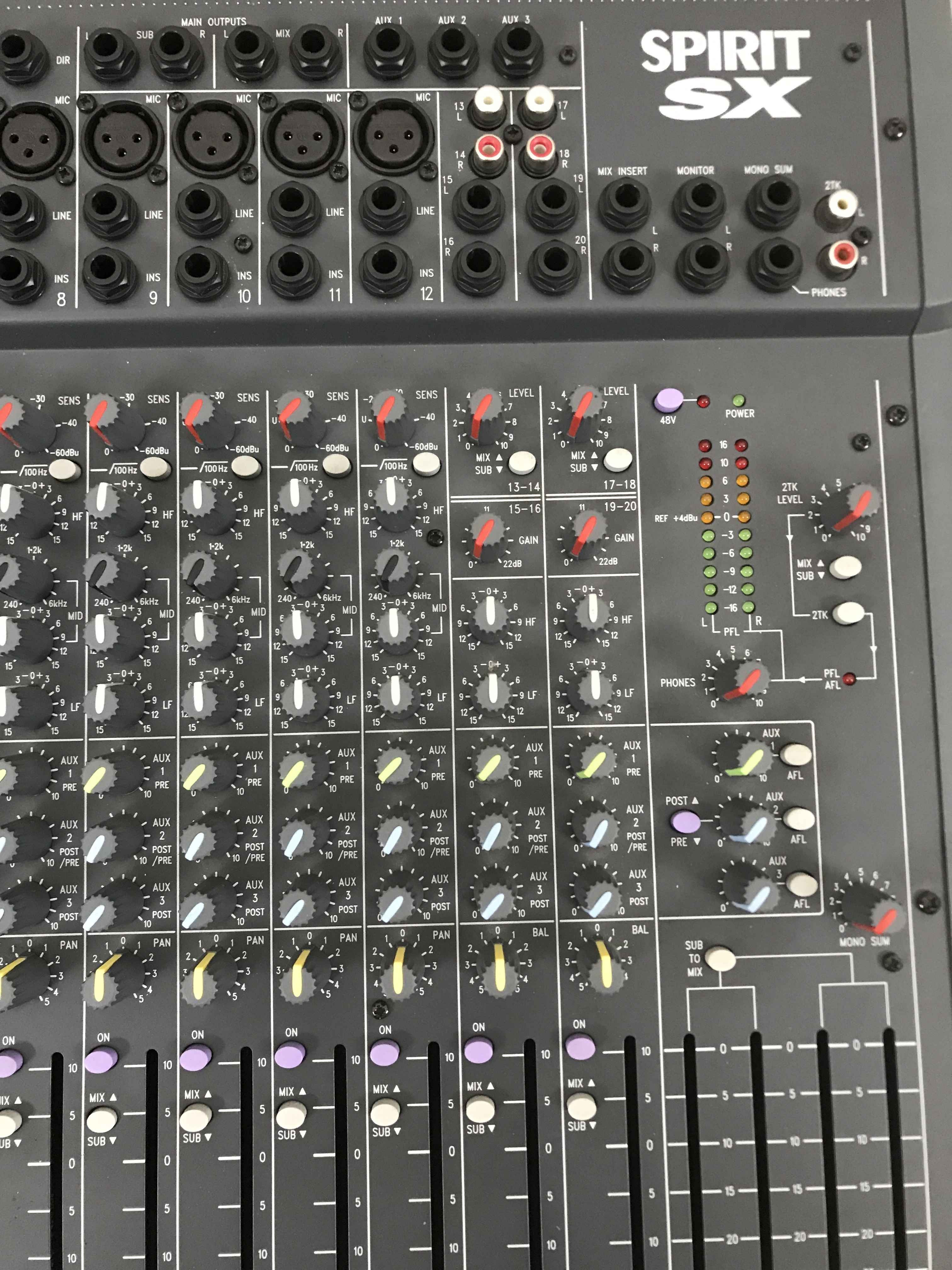 Soundcraft Spirit SX mixer analogico Mixer Soundcraft