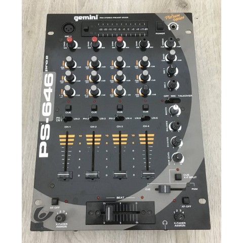 Gemini PS-646 Pro 2 mixer DJ