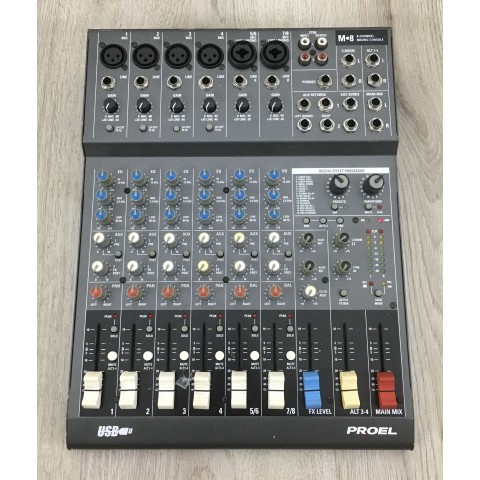 Proel M-8 USB mixer