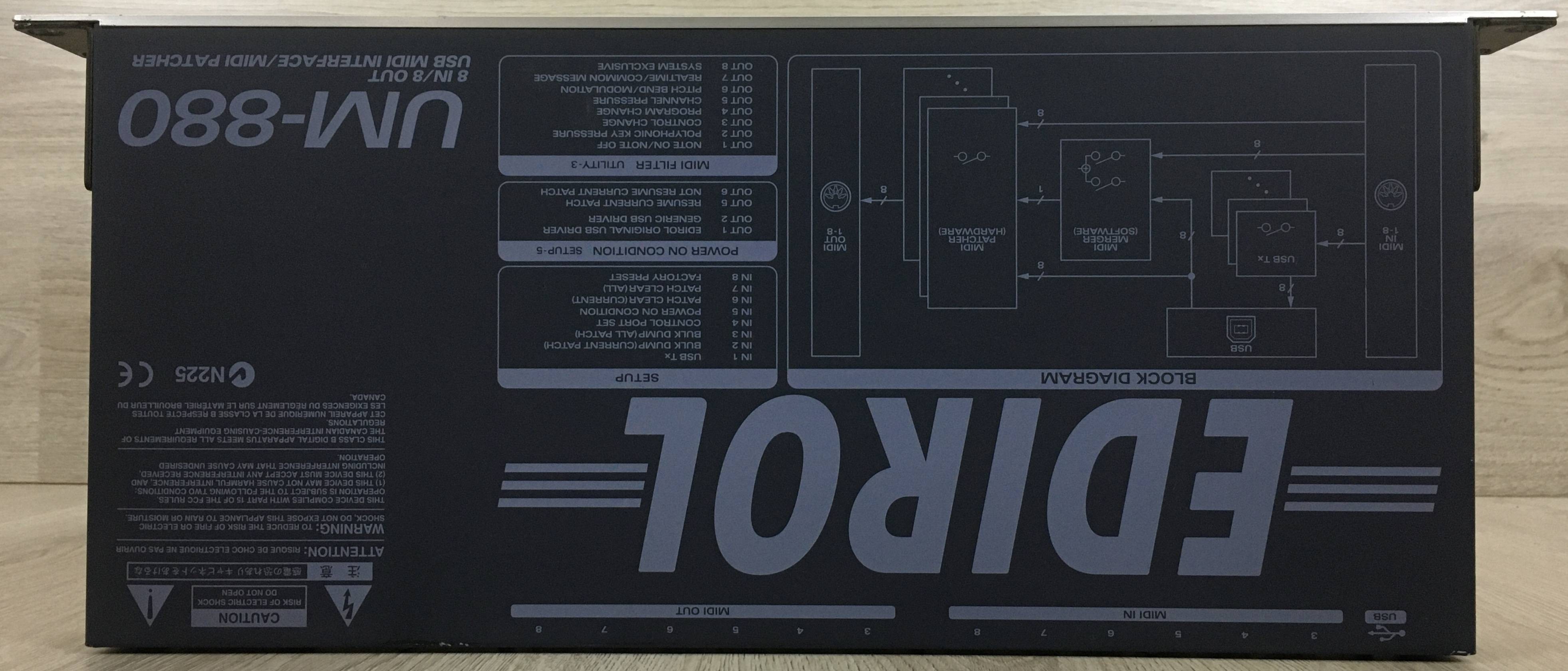 Edirol UM-880 interfaccia midi USB | Schede Audio Edirol