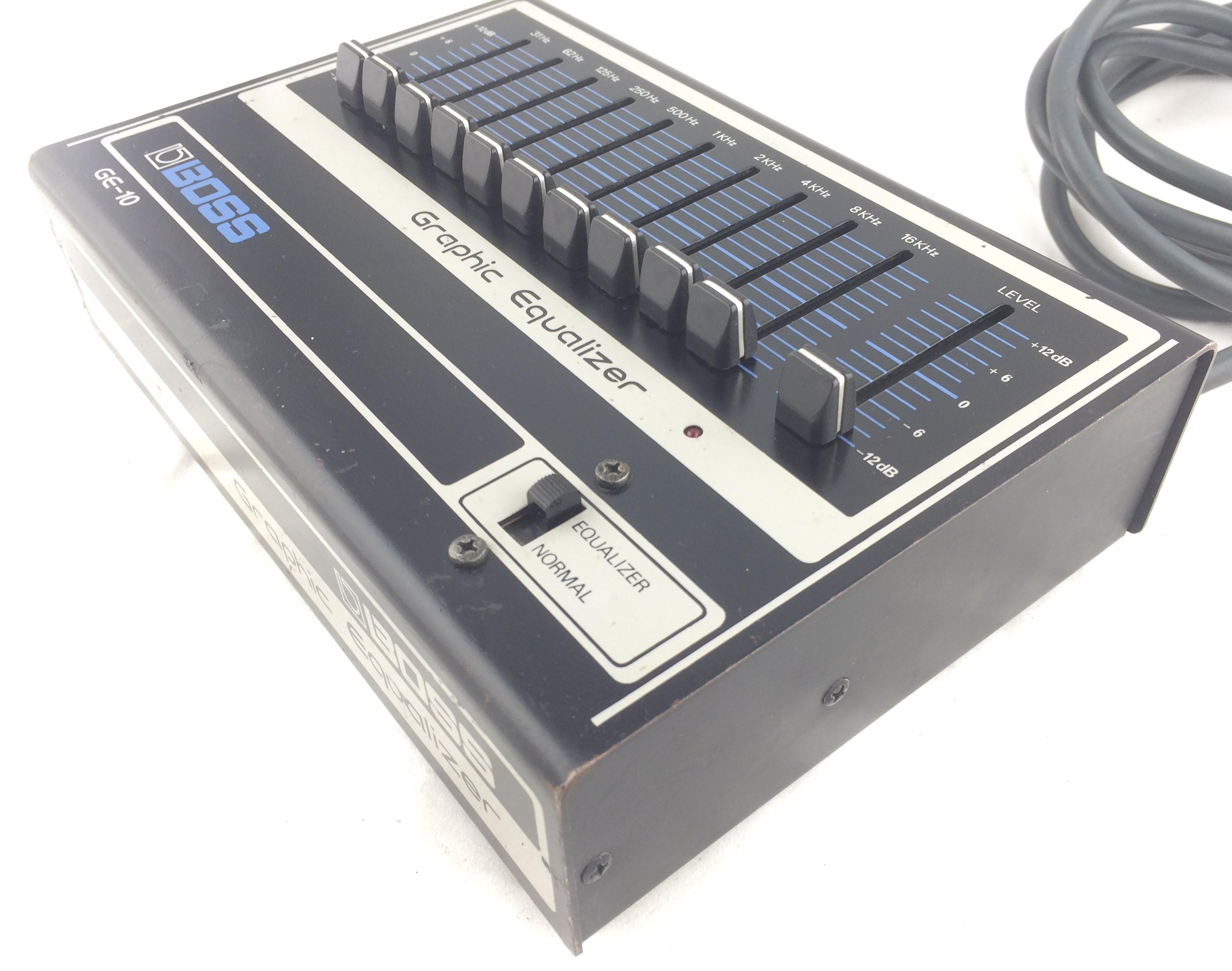 Boss GE10 Graphic Equalizer Made in Japan Vintage Effetti Boss