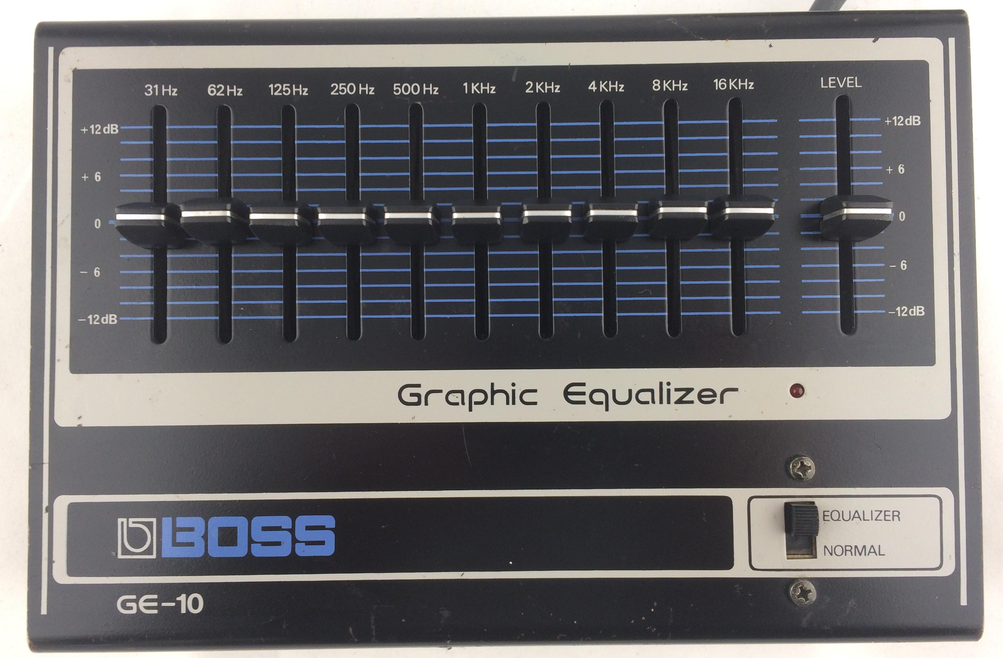 BOSS GE-10 Graphic Equalizerグラフィックイコライザー