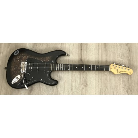 Harley Benton ST-70 Deluxe Black Paisley