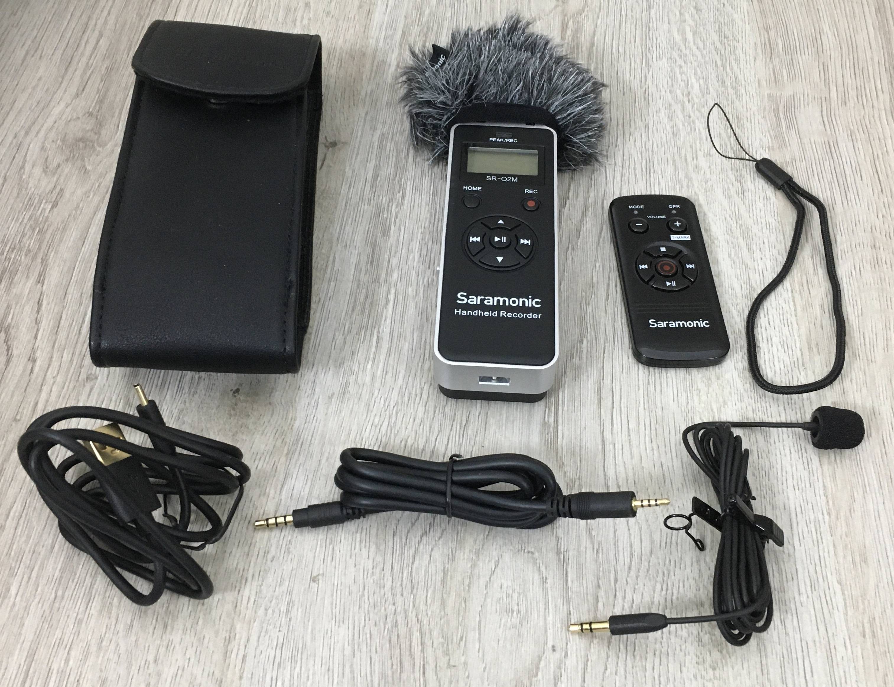 Sararmonic SR-Q2M registratore portatile con accessori