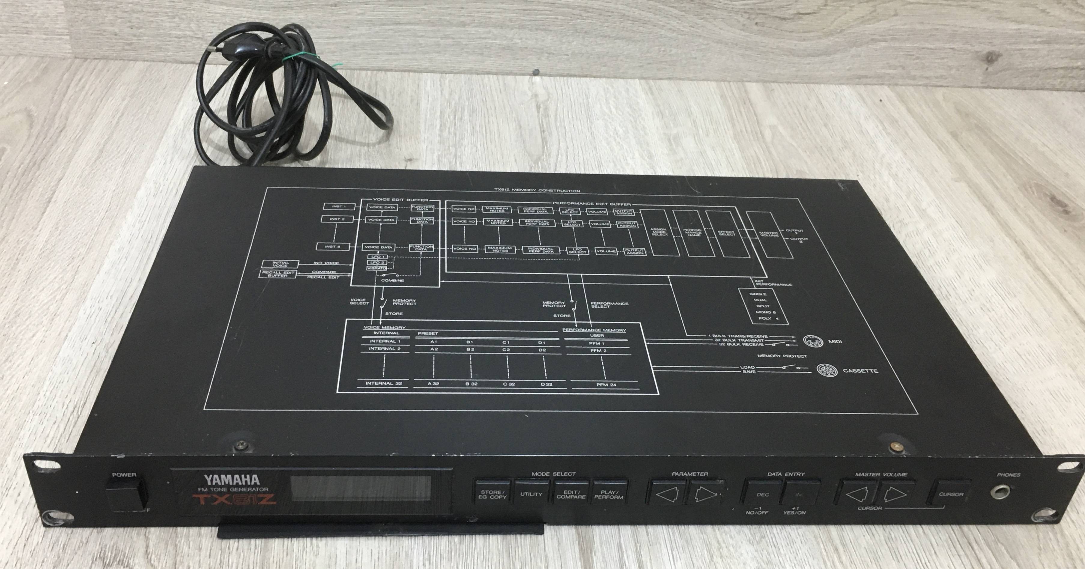Yamaha TX81Z Tone generator | Expander Yamaha
