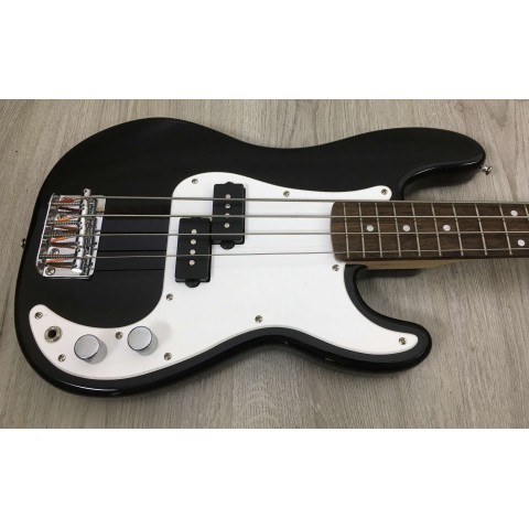Fender Squier Mini Precision Bass - Basso Elettrico Corto Per Principianti - Nero Con Lezioni Fender Play - Foto 8