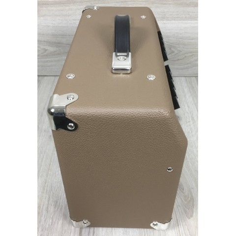 Amplificatore Per Chitarra In Stile Vintage Marrone Con Manico In - Foto 7