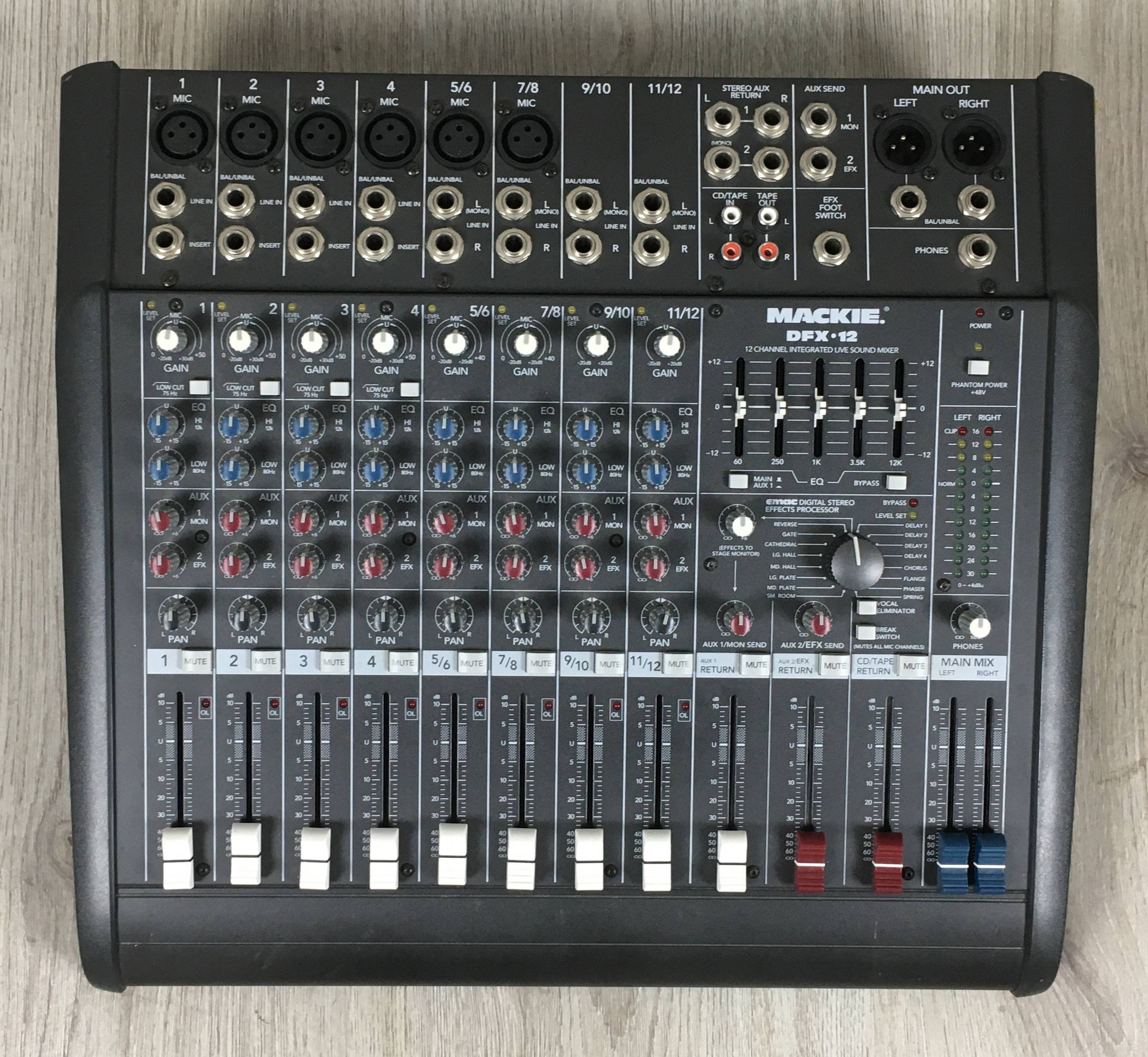MACKIE DFX-12 アナログミキサー MACKIE DFX-12 Sound Mixer - Mackie, Sound mixer, Mackie dfx-12