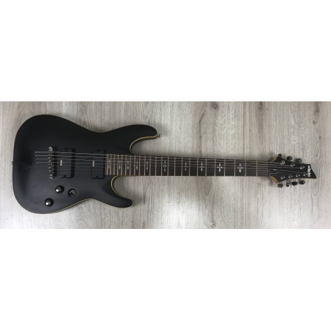 Schecter Demon 7 Aged Satin Black