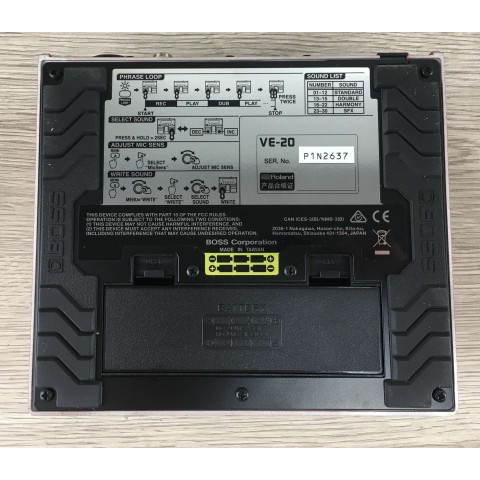 Boss VE-20 Vocal Processor | Effetti e Processori Boss