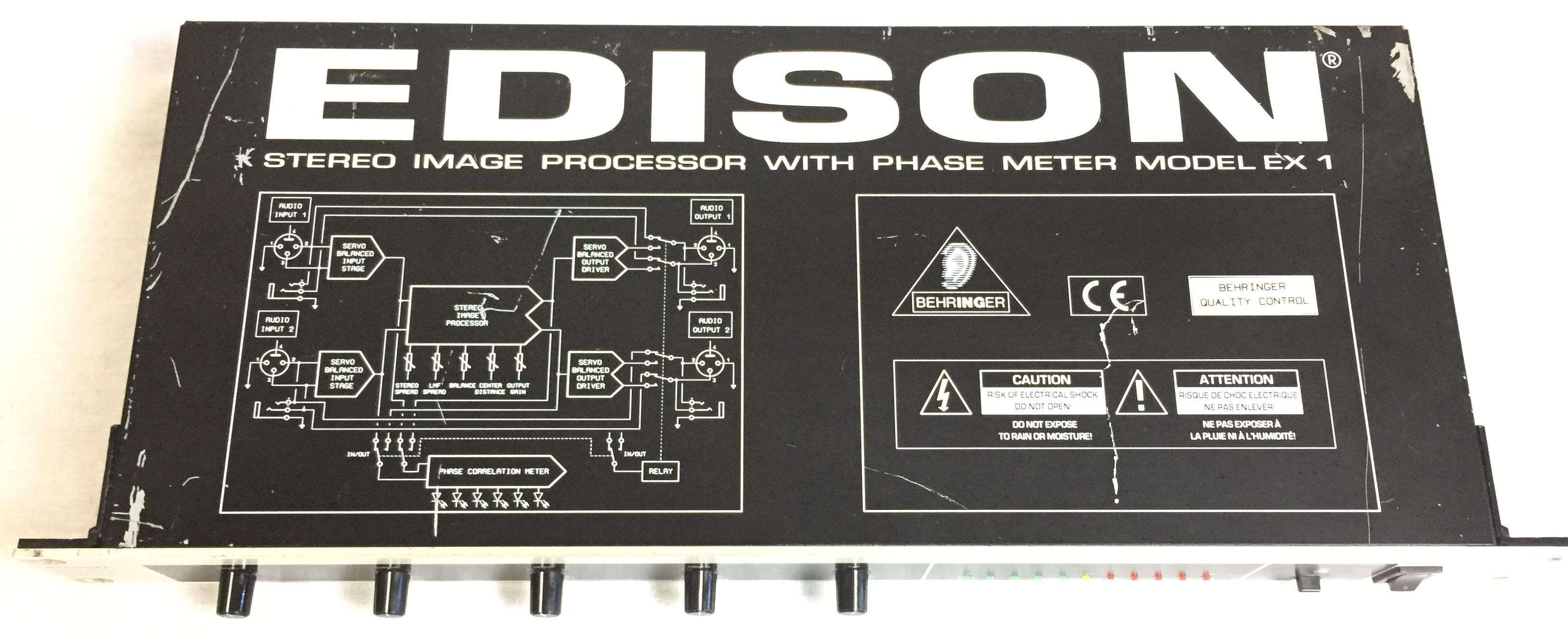 EDISON ステレオイメージプロセッサー MODEL EX-1 Y2021☆ Behringer