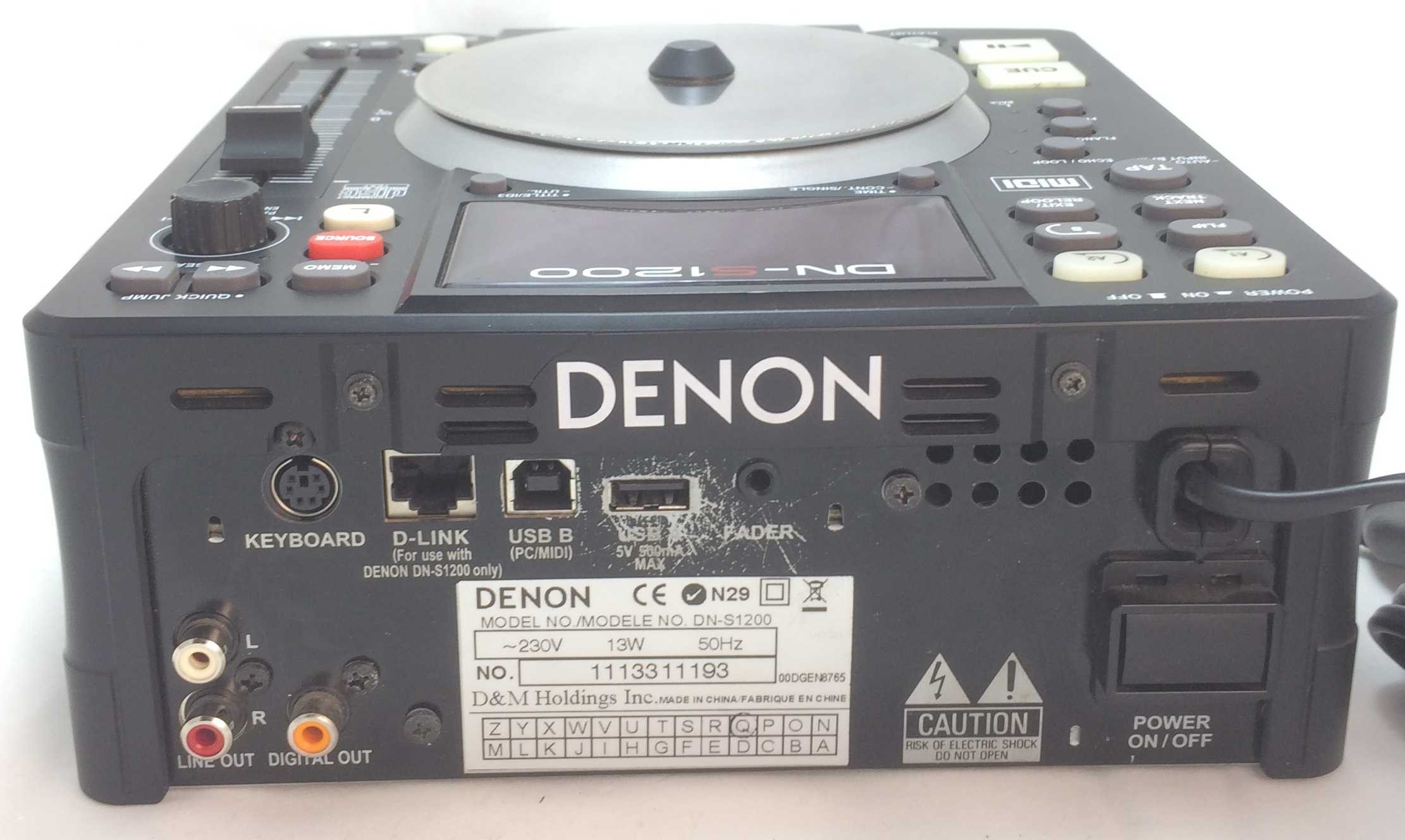 Denon DN-S1200 CDJ Lettore CD MP3 Wave anche su USB | Attrezzatura