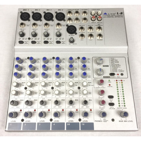 Alto L8 mixer 8 canali con effetti