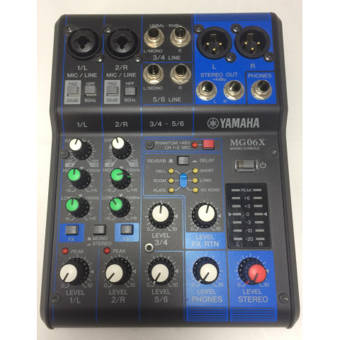 Yamaha MG06X mixer analogico 6 canali