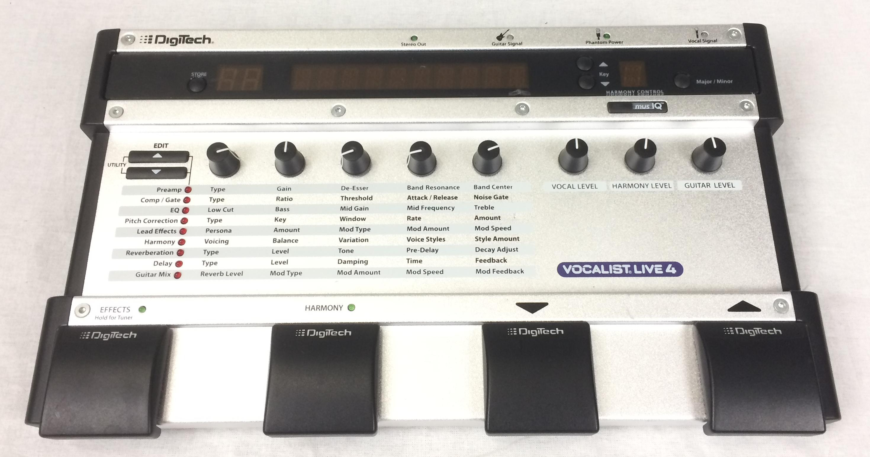 その他 DigiTech Vocalist Live 4 Digitech Vocalist Live 4 - Pedal on ModularGrid