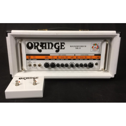Orange Rockerverb 50 MKII White Limited Edition + footswitch