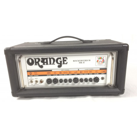 Orange Rockerverb 50 MKII black + flight