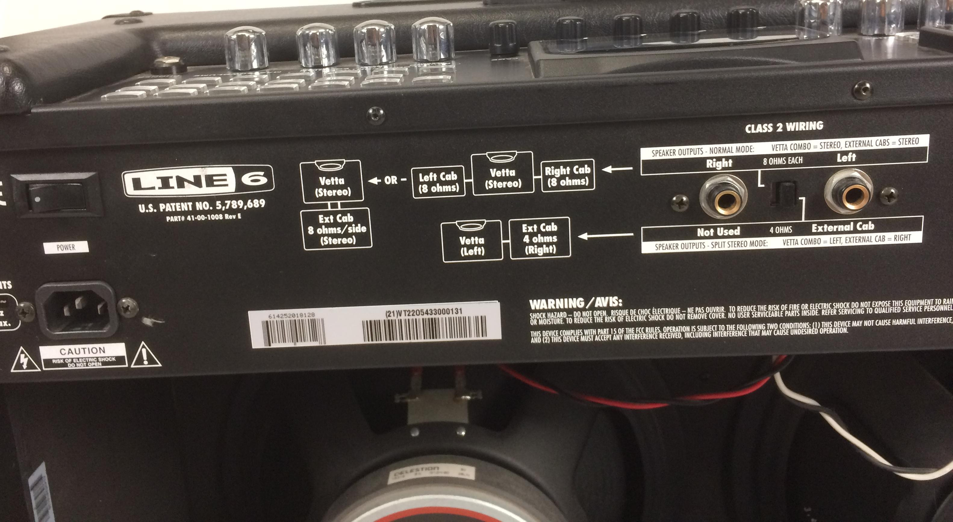 Amplificatore chitarra Line6 Vetta II 212 + Floorboard