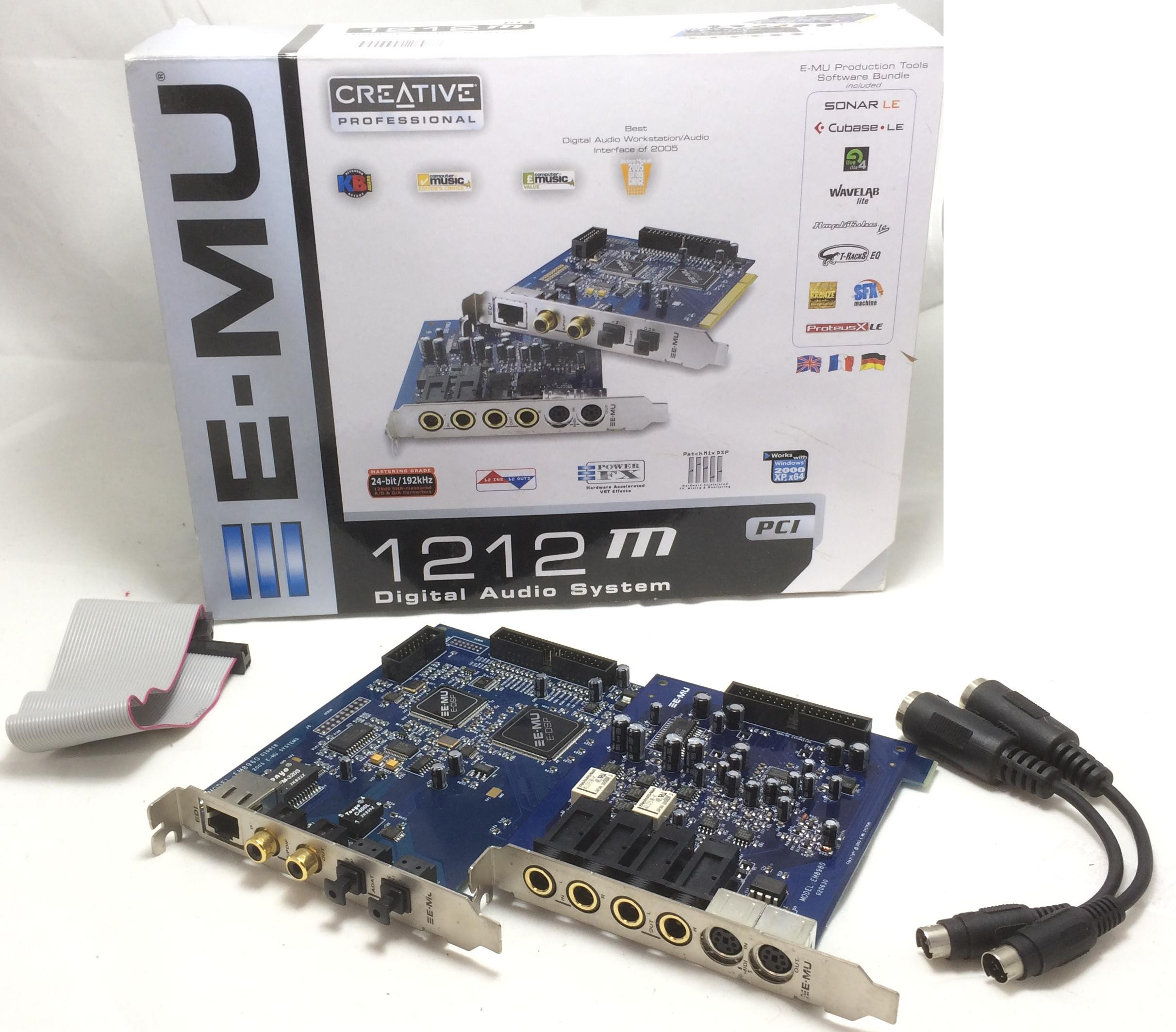 E mu 1212m pci звуковая карта