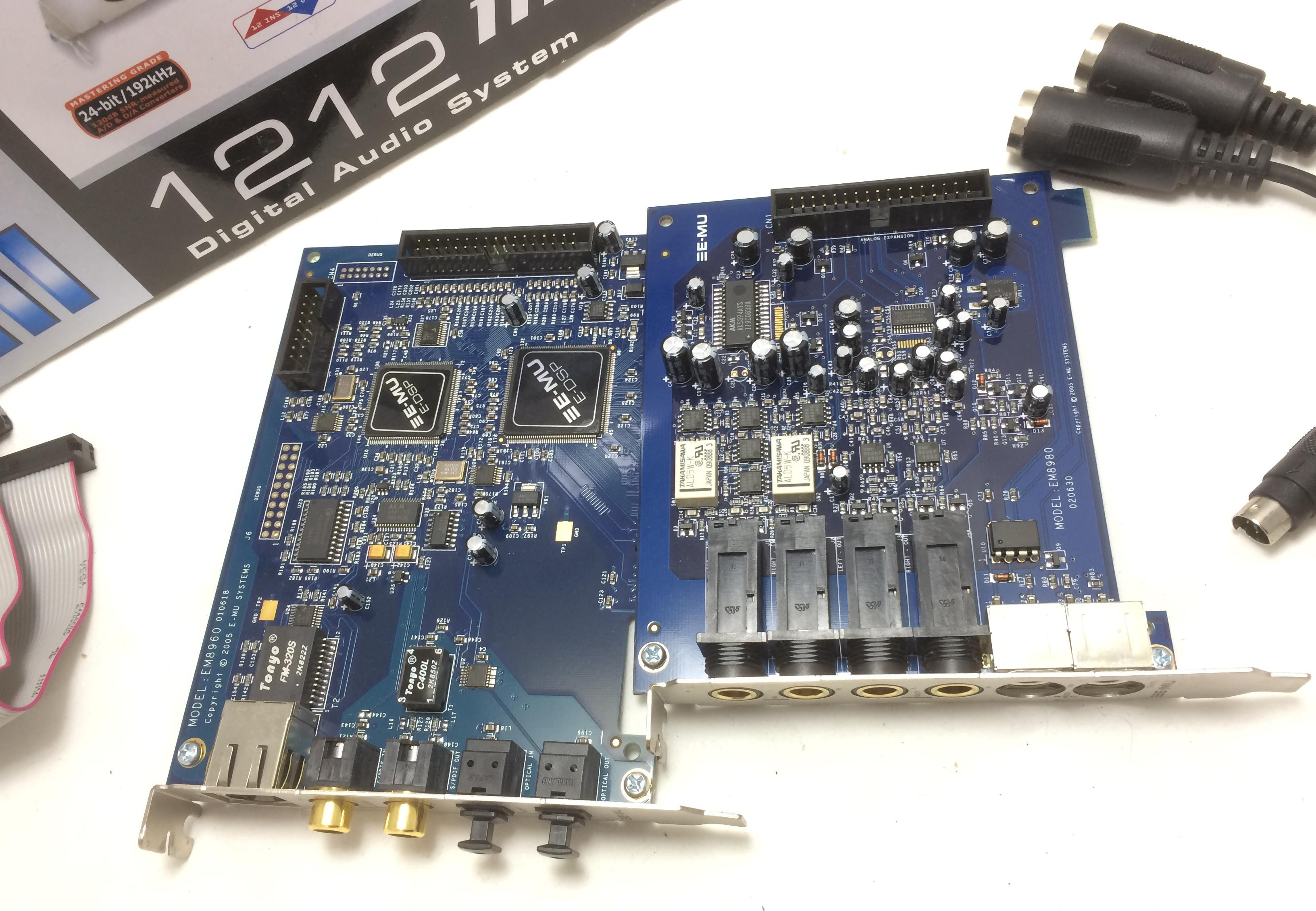 E mu 1212m pci звуковая карта